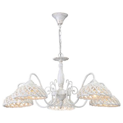A5358LM-5WG Люстра подвесная DECORATIVE CLASSIC TWISTED, Бело-золотой, ArteLamp