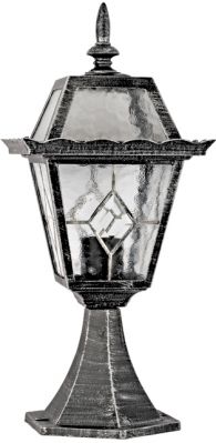 A1354FN-1BS Уличный столб OUTDOOR PARIS, Черное серебро, ArteLamp