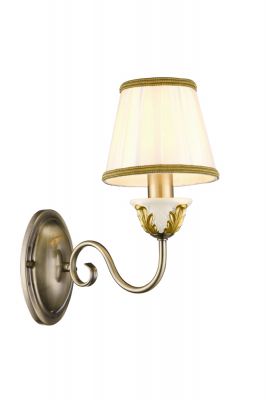 A9570AP-1WG Бра DECORATIVE CLASSIC BENESSERE, Бело-золотой, ArteLamp